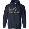 Nike Los Angeles Rams T Shirts Hoodie Just Do It