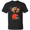 Wolverine CLEVELAND BROWNS T-Shirts Hoodie Ugly Christmas Sweater