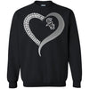 Chicago White Sox T Shirts Hoodie Love Heart