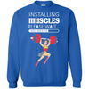 Wonder Woman Shirts Installing Muscles T Shirts Hoodie