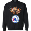 Wolverine PHILADELPHIA 76ERS T-Shirts Hoodie Ugly Christmas Sweater
