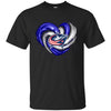 Columbus Blue Jackets T Shirt Hoodie Color Water Heart