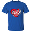 ATLANTA HAWKS T Shirt Hoodie Color Water Heart