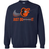 Nike Baltimore Orioles T Shirt Hoodie Just Do It