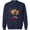 Wolverine MIAMI HEAT T-Shirts Hoodie Ugly Christmas Sweater