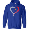 St  Louis Cardinals T Shirts Hoodie Love Heart