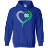 North Dakota Fighting Hawks T Shirt Hoodie Ugly Christmas Sweater Love Heart