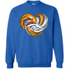 Denver Broncos T Shirt Hoodie Color Water Heart