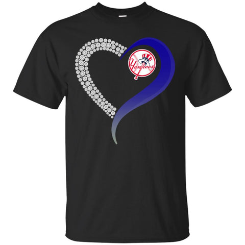 New York Yankees T Shirts Hoodie Love Heart