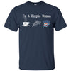 OKLAHOMA CITY THUNDER T Shirt Hoodie I Am A Simple Woman Love Coffe Pizza OKLAHOMA CITY THUNDER