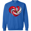Arizona Cardinals T Shirt Hoodie Color Water Heart