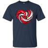 Arizona Cardinals T Shirt Hoodie Color Water Heart