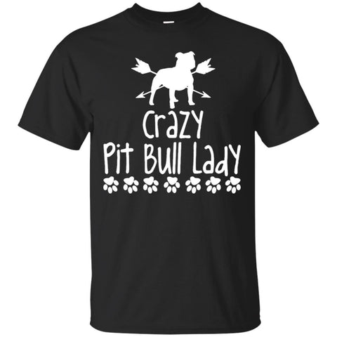 Pitbull T Shirts Hoodie  Crazy Pit Bull Lady