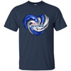 Washington Capitals T Shirt Hoodie Color Water Heart