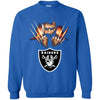 Wolverine Oakland Raiders T-Shirts Hoodie Ugly Christmas Sweater