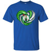 BOSTON CELTICS T Shirt Hoodie Color Water Heart