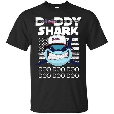 Daddy Shark Atlanta Braves T Shirt Hoodie Ugly Christmas Sweater Daddy Shark Doo Doo Doo
