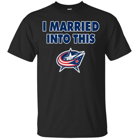 Columbus Blue Jackets T Shirt I Married Into This T Shirts Hoodie