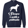 Pitbull T Shirts Hoodie  Sleeps With Pitbulls