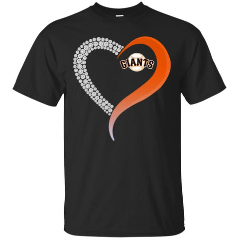 San Francisco Giants T Shirts Hoodie Love Heart