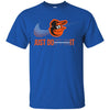 Nike Baltimore Orioles T Shirt Hoodie Just Do It