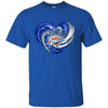 OKLAHOMA CITY THUNDER T Shirt Hoodie Color Water Heart