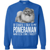 Pomeranian T Shirts Hoodie  Of Course I Talk To