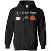 CLEVELAND BROWNS T Shirt Hoodie I Am A Simple Woman Love Coffe Pizza CLEVELAND BROWNS