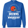CLEVELAND BROWNS T Shirts Hoodie The Legend Is Alive
