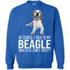 Beagle T Shirts Hoodie  Of Course I Talk To