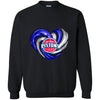 DETROIT PISTONS T Shirt Hoodie Color Water Heart