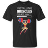 Wonder Woman Shirts Installing Muscles T Shirts Hoodie
