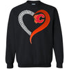 Calgary Flames T-Shirts Hoodie Ugly Christmas Sweater Heart