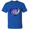 DETROIT PISTONS T Shirt Hoodie Color Water Heart
