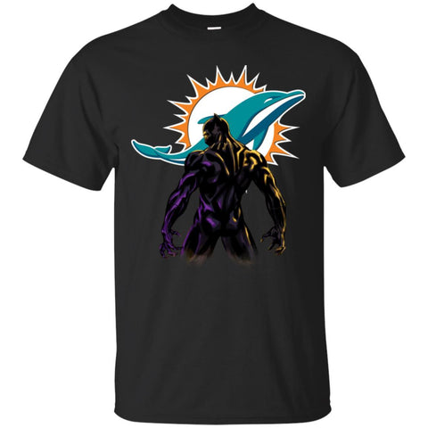 Black Panther MIAMI DOLPHINS T Shirts Hoodie