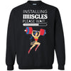 Wonder Woman Shirts Installing Muscles T Shirts Hoodie