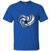 Dallas Cowboys T Shirt Hoodie Color Water Heart