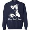 Pitbull T Shirts Hoodie  Adopt Don't Shop