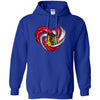 Chicago Blackhawks T Shirt Hoodie Color Water Heart