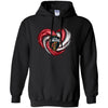CLEVELAND CAVALIERS T Shirt Hoodie Color Water Heart