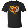Chicago Bears T Shirt Hoodie Color Water Heart