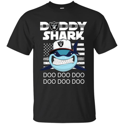 Daddy Shark Oakland Raiders T Shirt Hoodie Ugly Christmas Sweater Daddy Shark Doo Doo Doo
