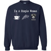 BROOKLYN NETS T Shirt Hoodie I Am A Simple Woman Love Coffe Pizza BROOKLYN NETS