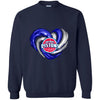 DETROIT PISTONS T Shirt Hoodie Color Water Heart