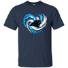 CAROLINA PANTHERS T Shirt Hoodie Color Water Heart