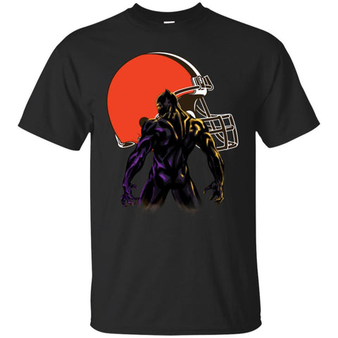 Black Panther CLEVELAND BROWNS T Shirts Hoodie