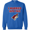 Arizona Coyotes T Shirt I Married Into This T Shirts Hoodie