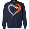 Denver Broncos T-Shirts Hoodie Ugly Christmas Sweater Heart