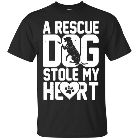 Dogs T Shirts Hoodie   A Rescue Dog Stole My Heart