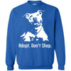 Pitbull T Shirts Hoodie  Adopt Don't Shop